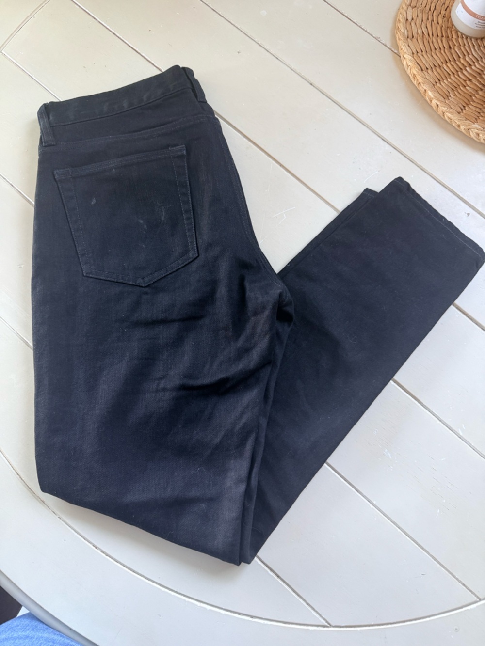 Club Monaco Black Denim Trousers